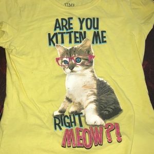 “Are You Kitten Me Right Meow?” T-shirt